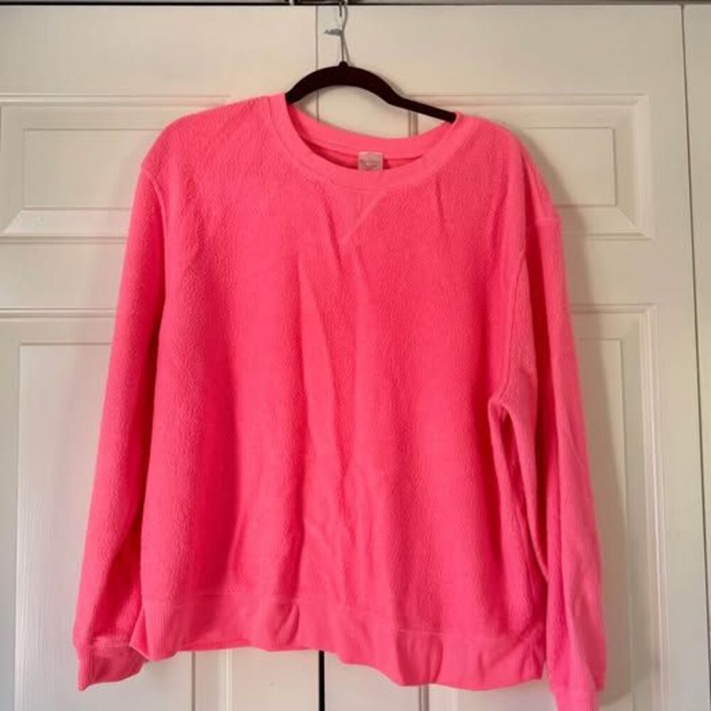 No Boundaries Hot Pink Plush Fleece Crewneck Sweatshirt — XXL 19